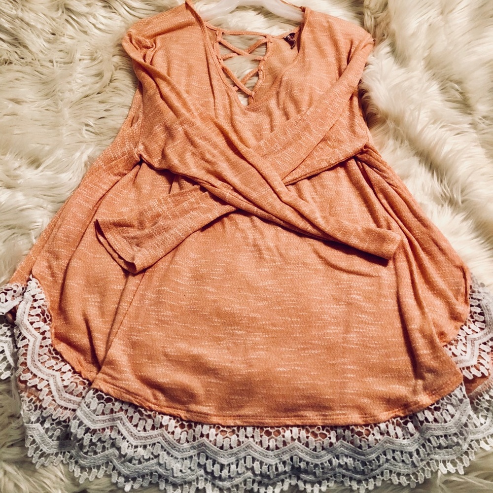 (Plus) 3x Light long sleeve shirt